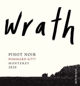 A label for wrath pinot noir