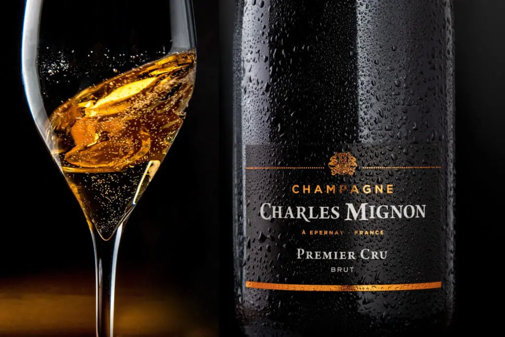 Charles Mignon Premier Cru Brut champagne.